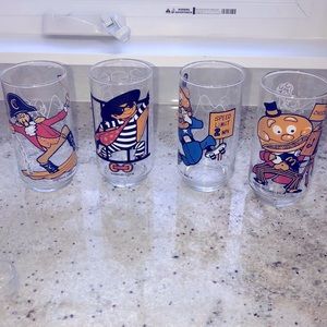 Vintage McDonald’s glasses from 1977